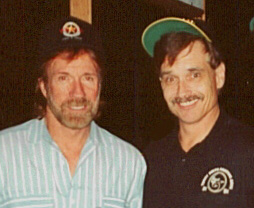 Tirk Wilder and Chuck Norris
